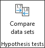 Hypothesis tests menu